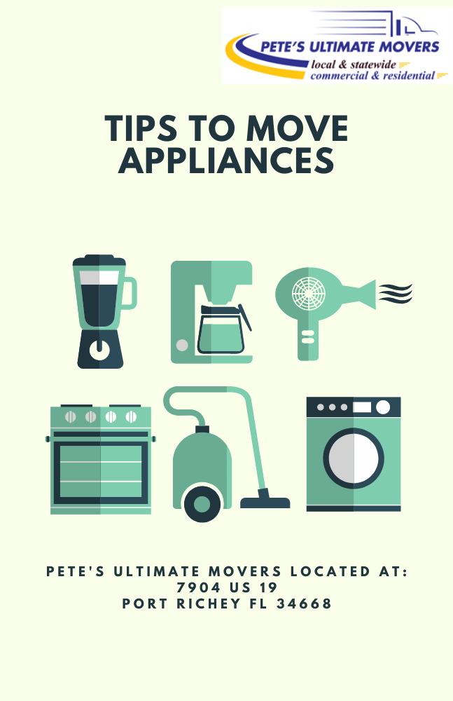 Beware! Tips to Move Appliances